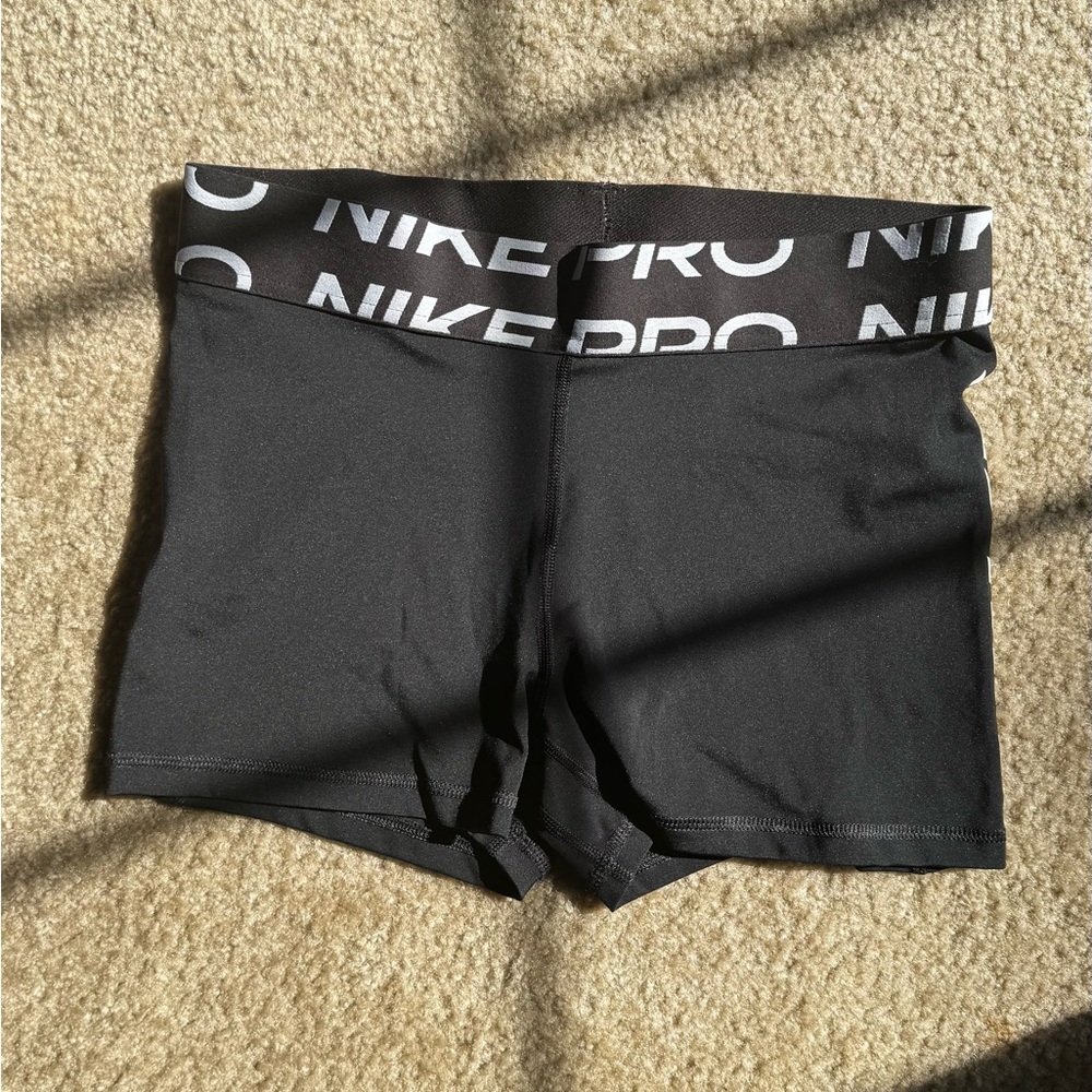 Nike Black Athletic Compression Shorts